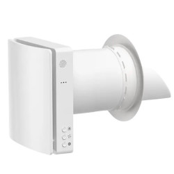 Rekuperatorius 46m2 patalpai, Wi-Fi, Tuya, su drėgmės jutikliu, baltas