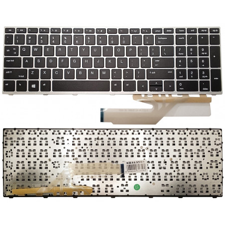 Klaviatūra HP: Probook 450 G5, 455 G5, 470 G5 su rėmeliu
