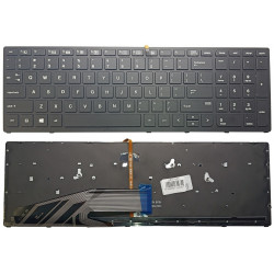 Klaviatūra HP ZBook 15 G3, G4, 17 G3, G4 (US) su pašvietimu