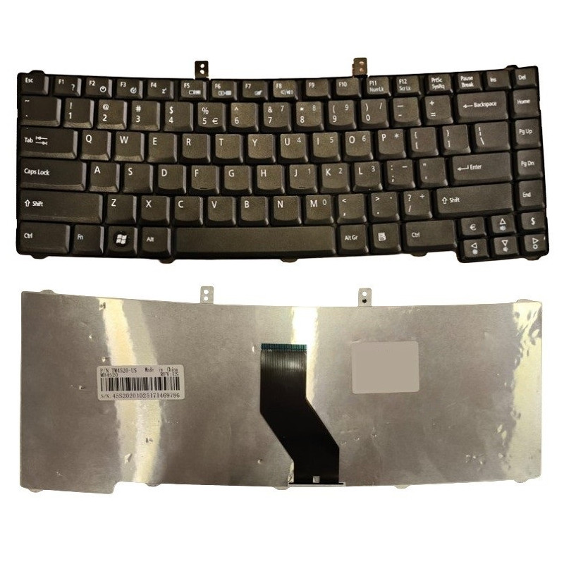 Klaviatūra Acer: TM4320, TM5710, 4630Z, 4620Z, 5530G, 4730, US