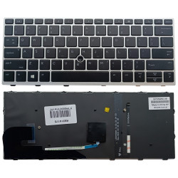 Klaviatūra HP Elitebook 730, 735, 830 G5/G6, su pašvietimu ir trackpoint 