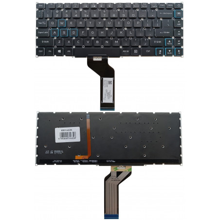 Klaviatūra ACER: Predator Triton PT515-51, PT515-52, su RGB pašvietimu, US
