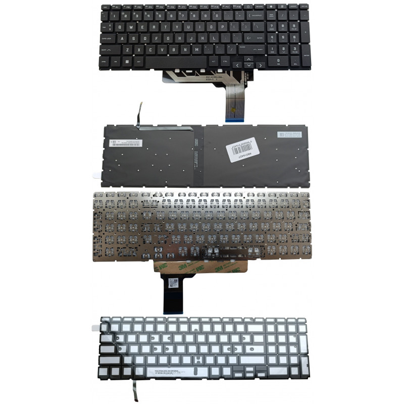 Klaviatūra HP Victus 16-R, 16-E, 16-D, 16-S, su pašvietimu, US