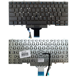 Klaviatūra DELL Latitude E3340, E5450, E7450, su trackpoint , US