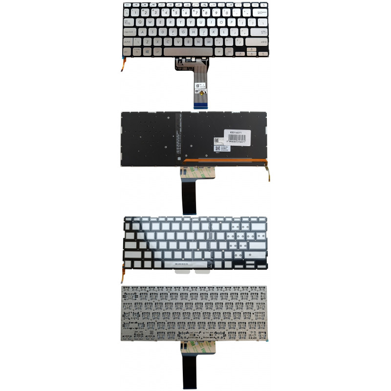 Klaviatūra ASUS X409, A412, X412, R423, R424, su pašvietimu, US