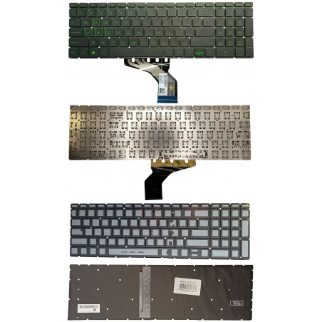 Klaviatūra HP Pavilion 15-DK0031NA, su pašvietimu, US