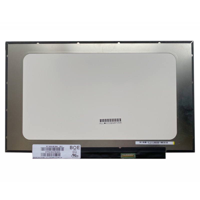 Ekranas 14.0", 1366x768, 60Hz, matinis, 30pin, dešinėje