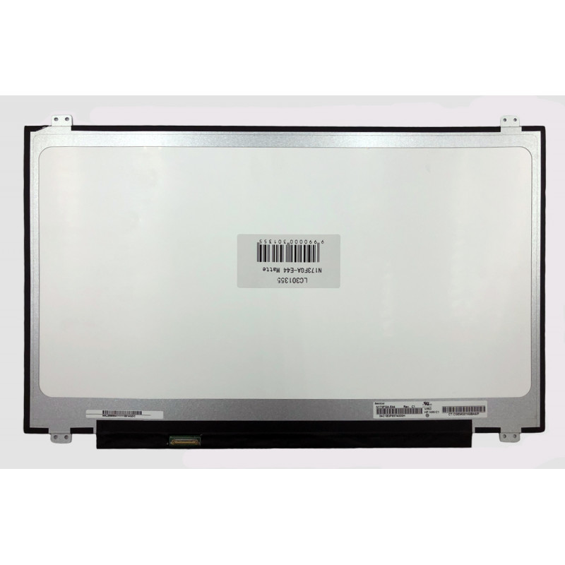 Ekranas 17.3", 1600x900, 60Hz, blizgus, 30pin, kairėje, IPS