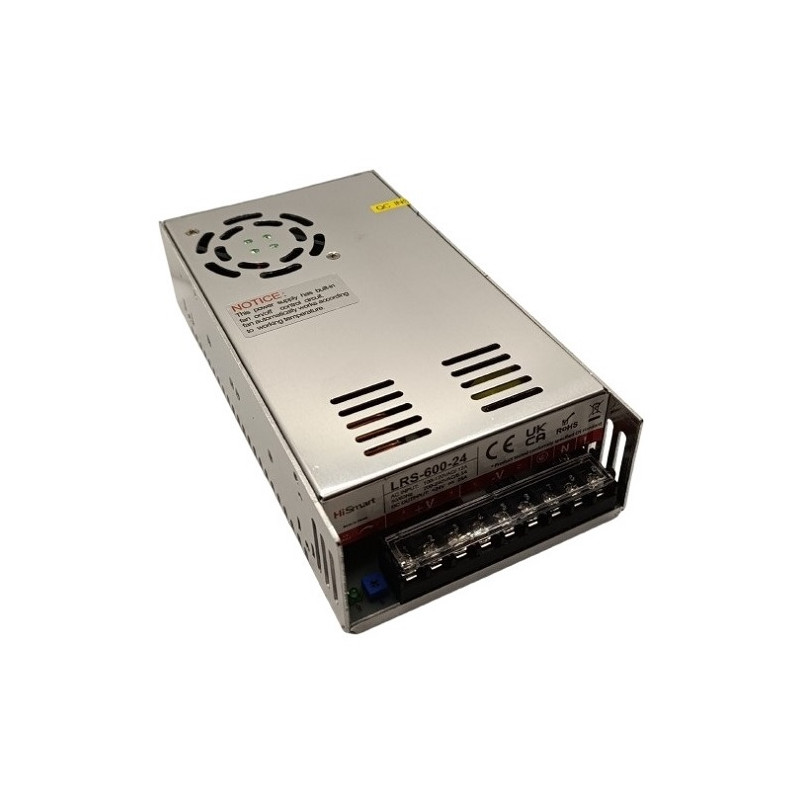Maitinimo šaltinis 24V, 25A, 600W