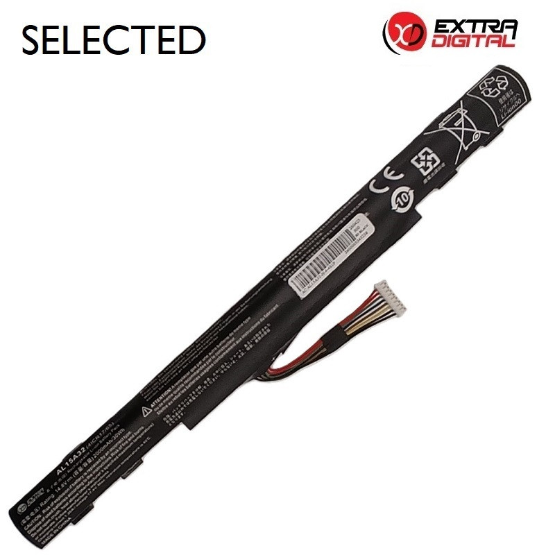 Nešiojamo kompiuterio baterija ACER AL15A32, 2000mAh, Extra Digital Selected