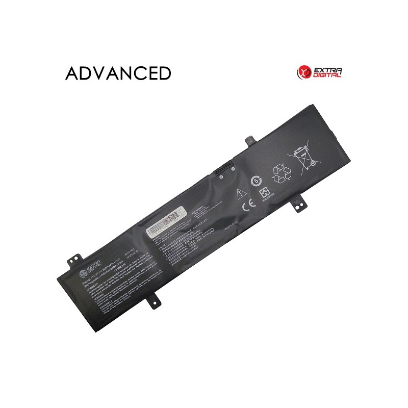 Nešiojamo kompiuterio baterija ASUS B31N1631, 3600mAh, Extra Digital Advanced
