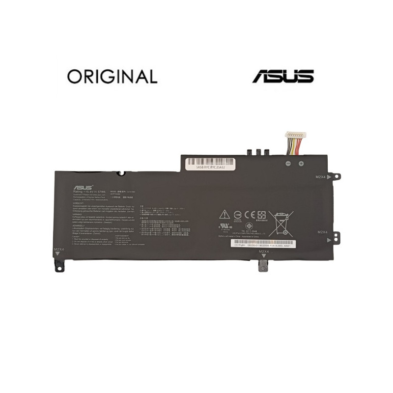 Nešiojamo kompiuterio baterija ASUS C41N1809, 3640mAh, Original