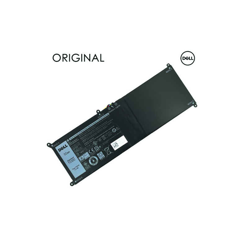 Notebook baterija, DELL 7VKV9 Original