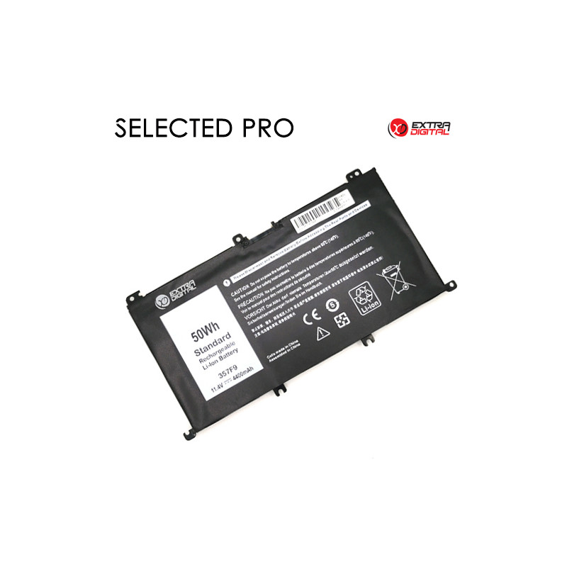 Nešiojamo kompiuterio baterija DELL 357F9, 7200mAh, Extra Digital Selected Pro