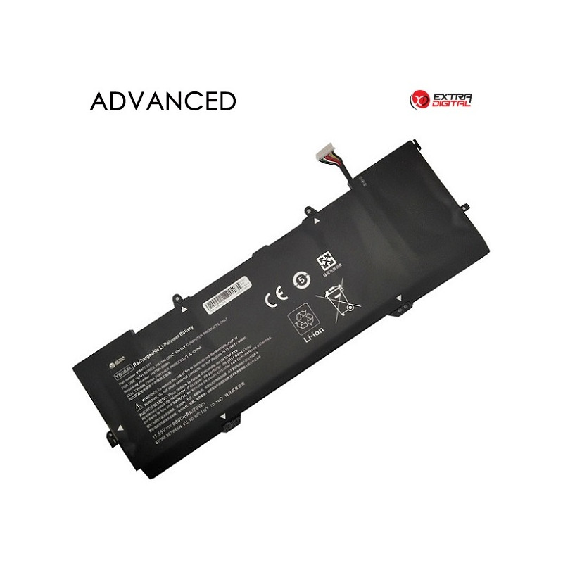 Nešiojamo kompiuterio baterija HP YB06XL, 6840mAh, Extra Digital Advanced