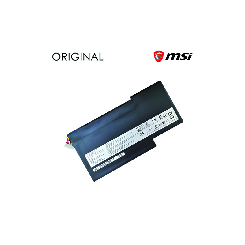 Nešiojamo kompiuterio baterija MSI BTY-M6J, 5700mAh, Original