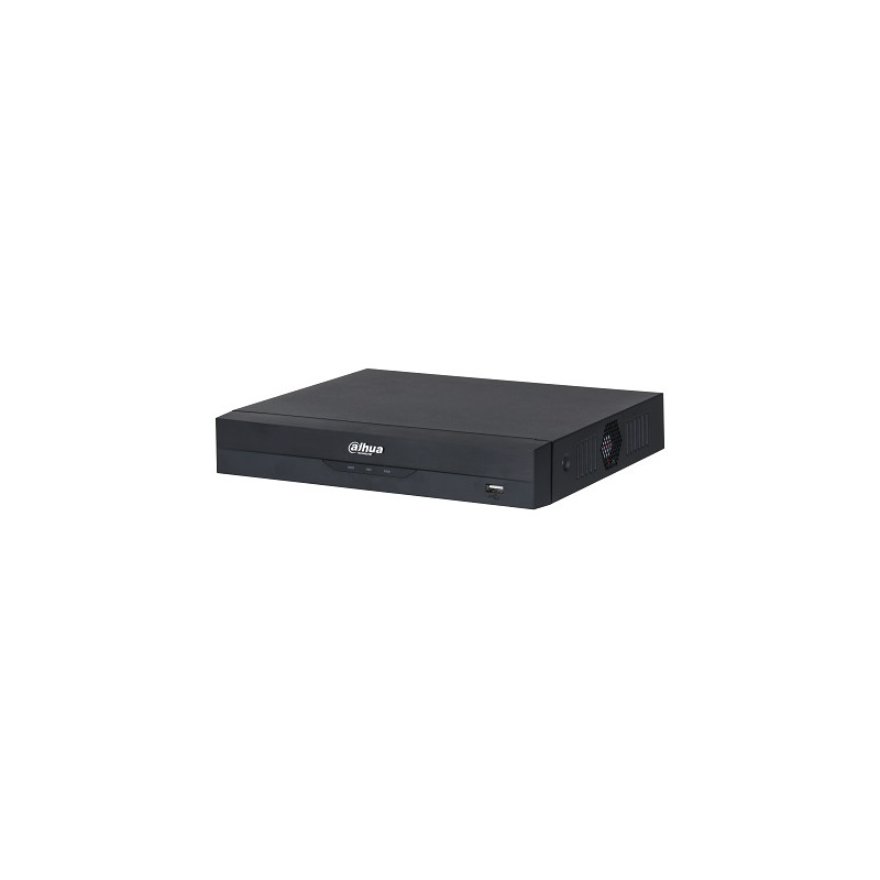 IP įrašymo įrenginys 4 kam., 4K 16MP, 1HDD, 80Mbps, 4PoE įėjimai, H.265/H.264, IVS