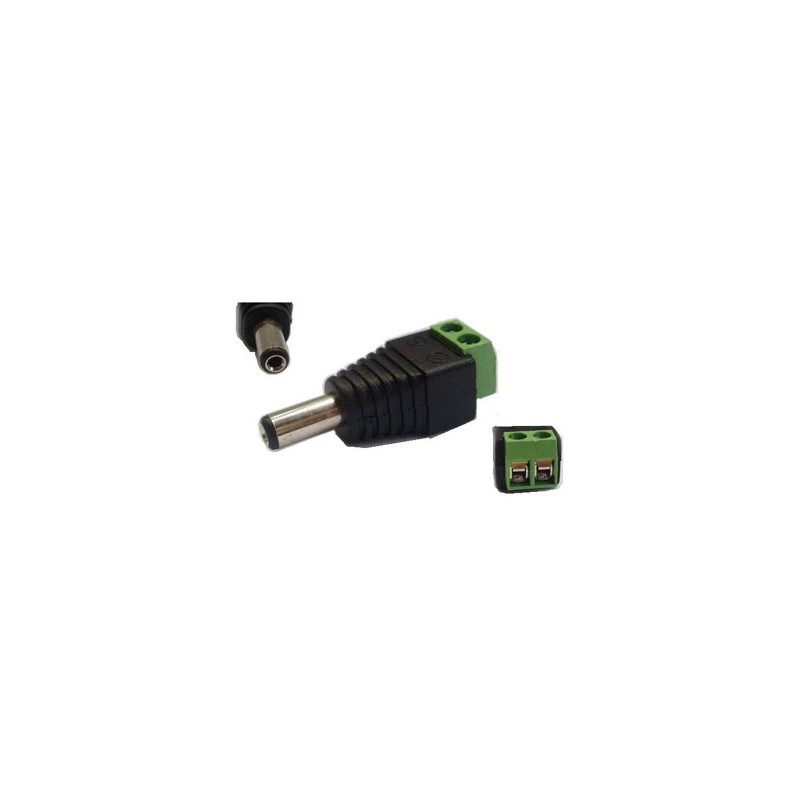Kištukas kam. maitinimui 5.5x2.1mm 10vnt