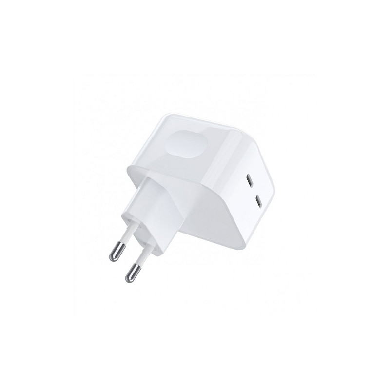 Kroviklis CHOETECH 2x USB Type-C, 35W, PD3.0, Qc3.0