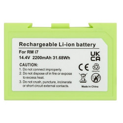 Akumuliatorius skirtas prietaisams IROBOT Roomba i7, 14.4V, 2.2Ah, Li-ion