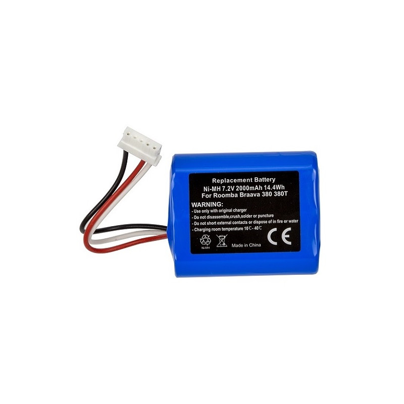 Akumuliatorius skirtas prietaisams IROBOT Braava 380, 7.2V, 2.0Ah, Ni-MH