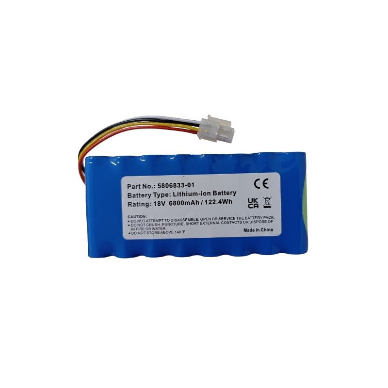Akumuliatorius vejos robotui HUSQVARNA 5806833-01, 18V, 6.8Ah, Li-ion