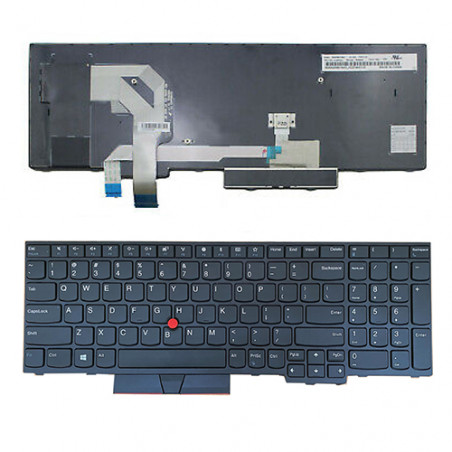 Klaviatūra LENOVO IBM ThinkPad T570, T580 (US) su pašvietimu
