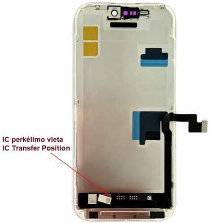 Ekranas skirtas iPhone 16 Pro, LTPO Soft OLED, 120Hz