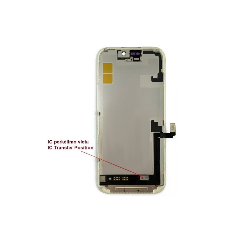 Ekranas skirtas iPhone 17, LTPO Soft OLED, 120Hz