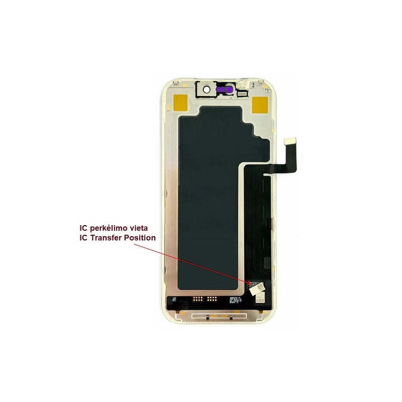 Ekranas skirtas iPhone 17 Pro, LTPO Soft OLED, 120Hz