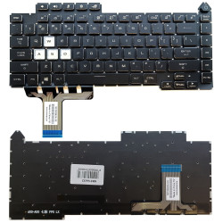 Klaviatūra ASUS G15 G513, G513Q, G533, su RGB pašvietimu, US